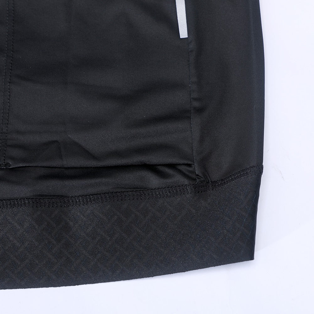 MEN'S S01-J SHORT SLEEVE JERSEY BLACK AND WHITE