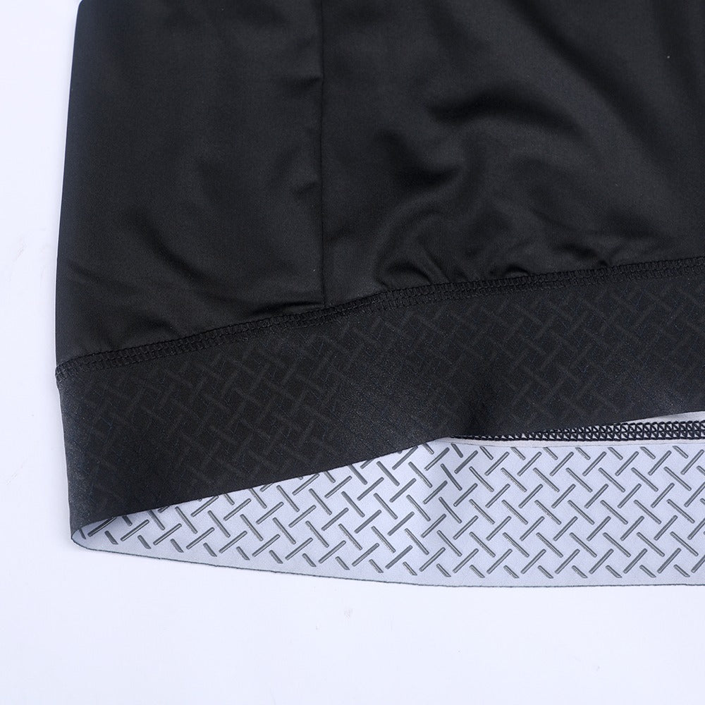 MEN'S S01-J SHORT SLEEVE JERSEY BLACK AND WHITE